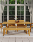 Charleston 6-Piece Trestle Dining Set