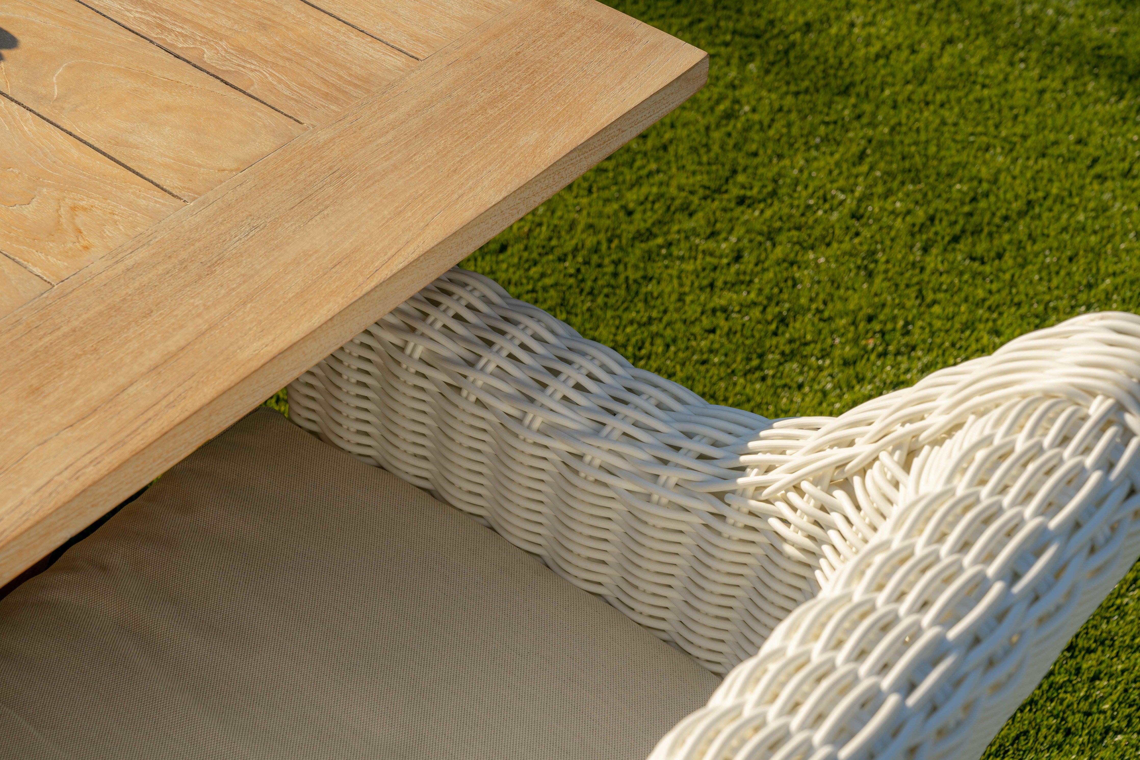 Grade-A Teak Trestle Dining Table