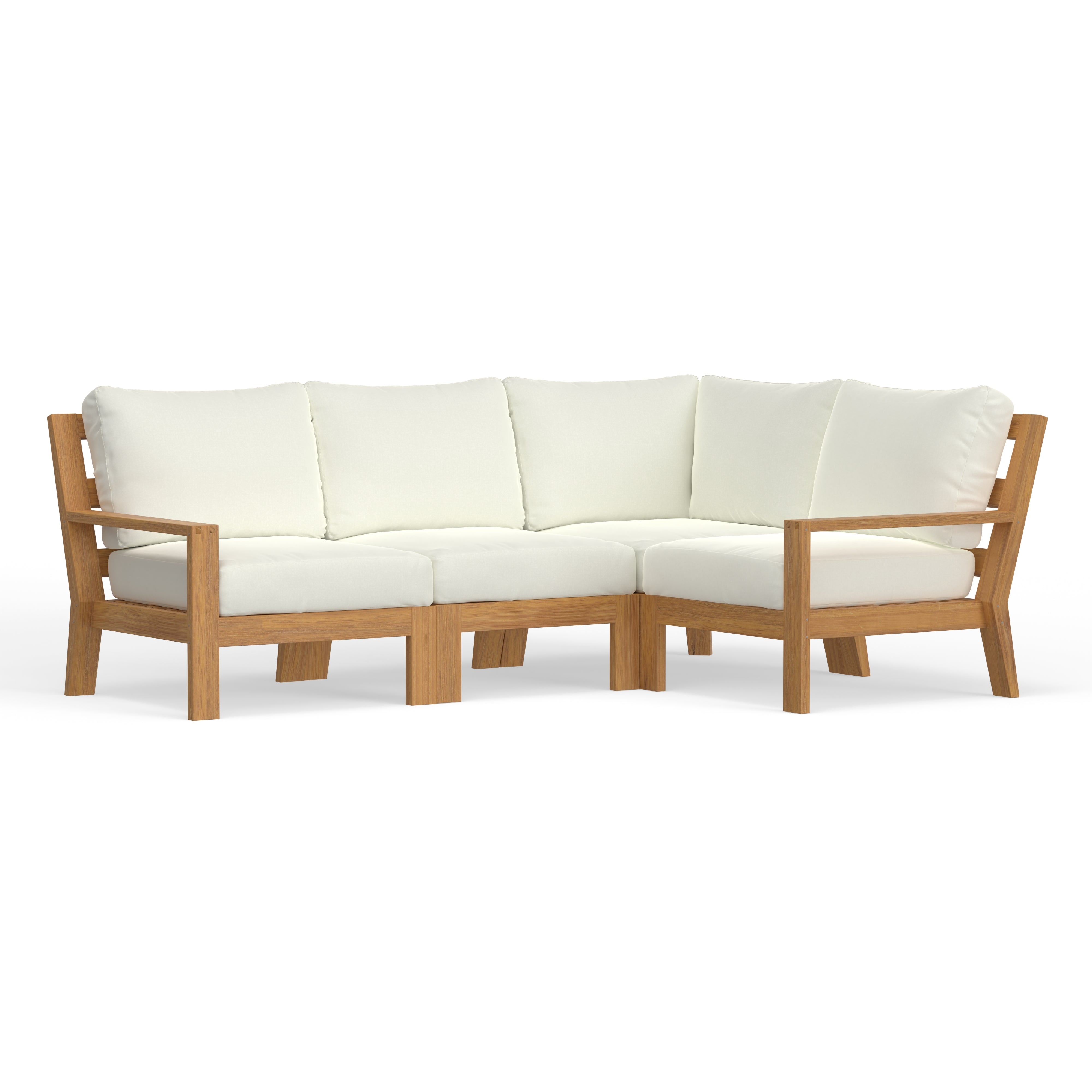 Teak Modular Outdoor Sectional