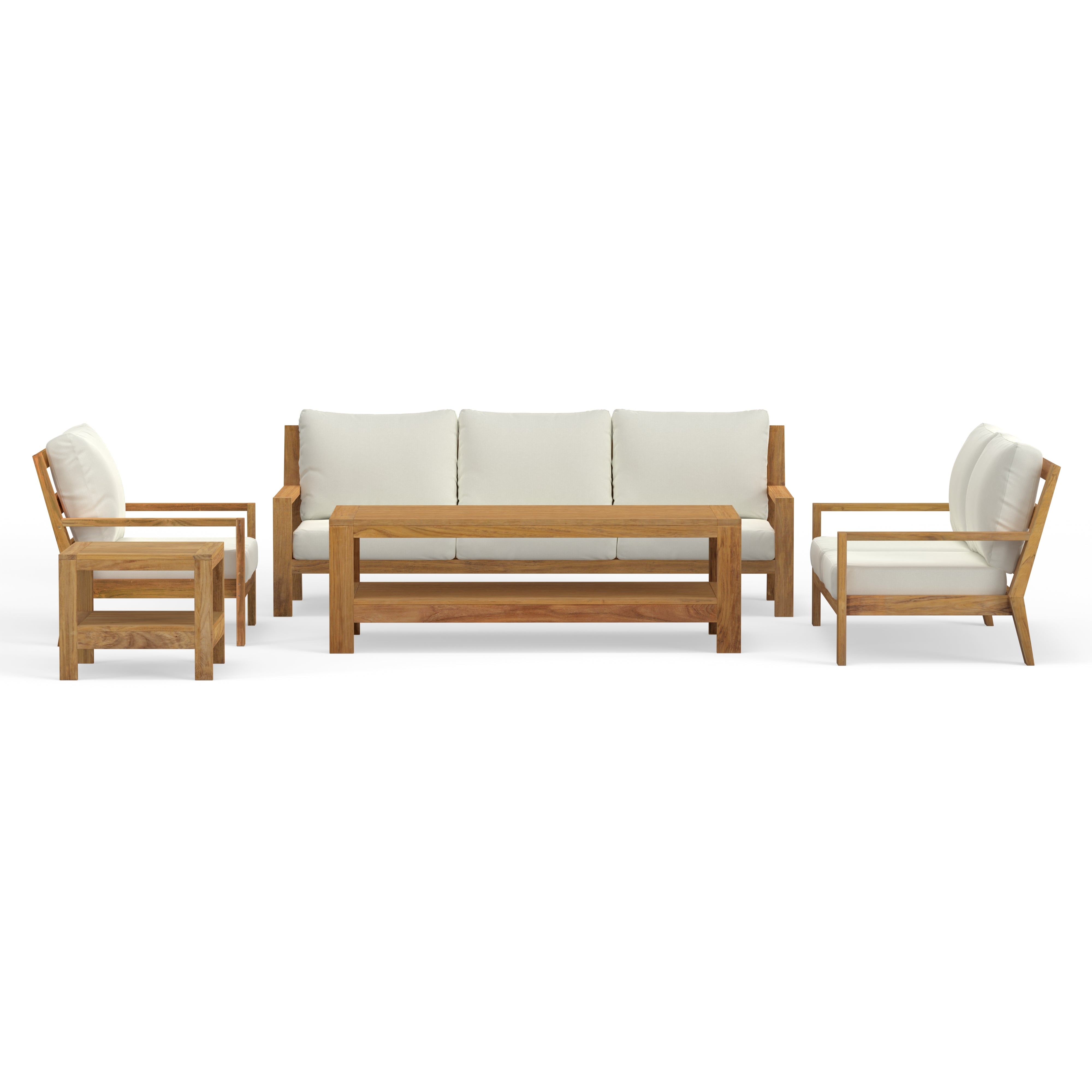 Highest Quality Outdoor Teak Lounge Set For Six