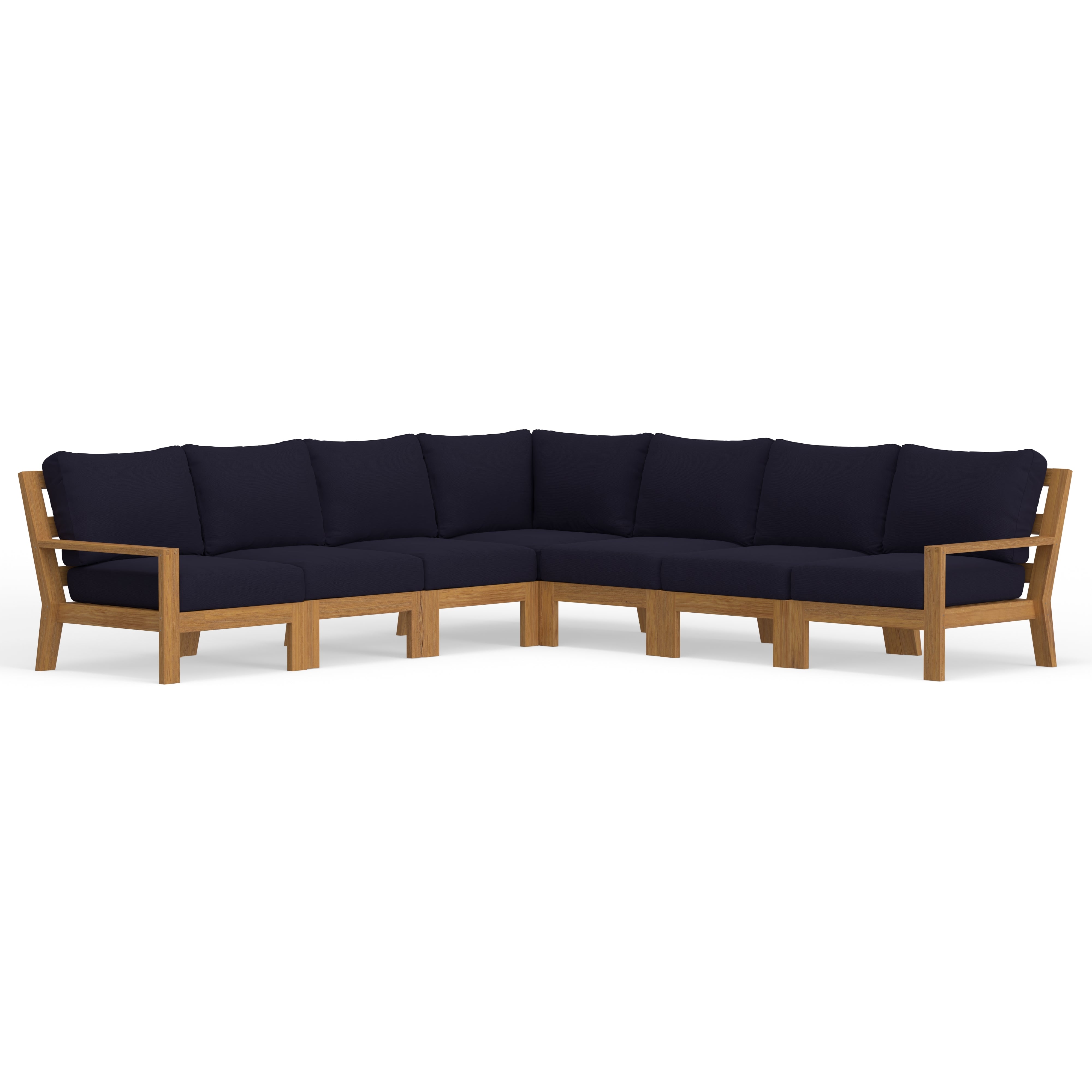 Navy Cushion Outdoor Sectional