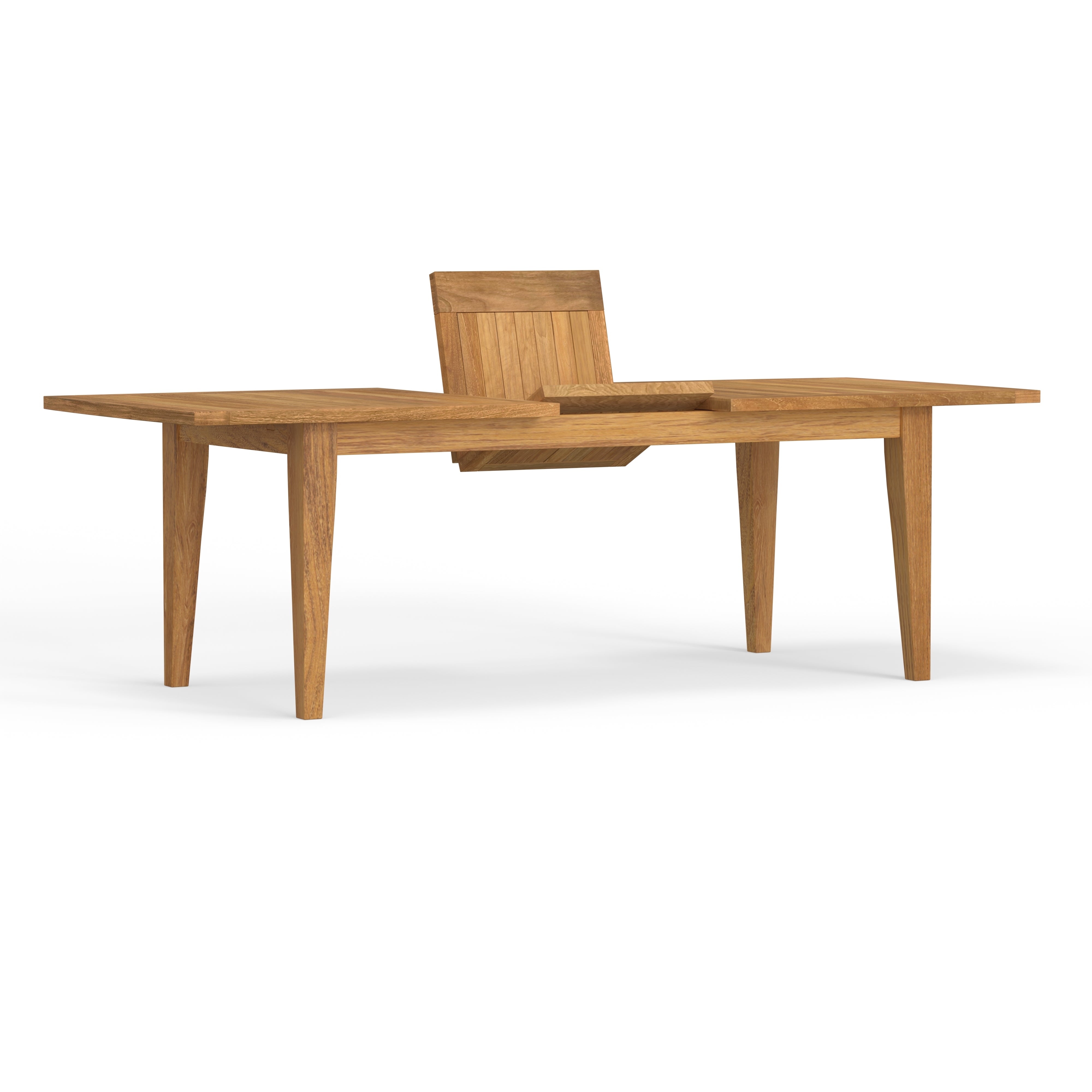 Outdoor Teak Extension Table And Chair Set