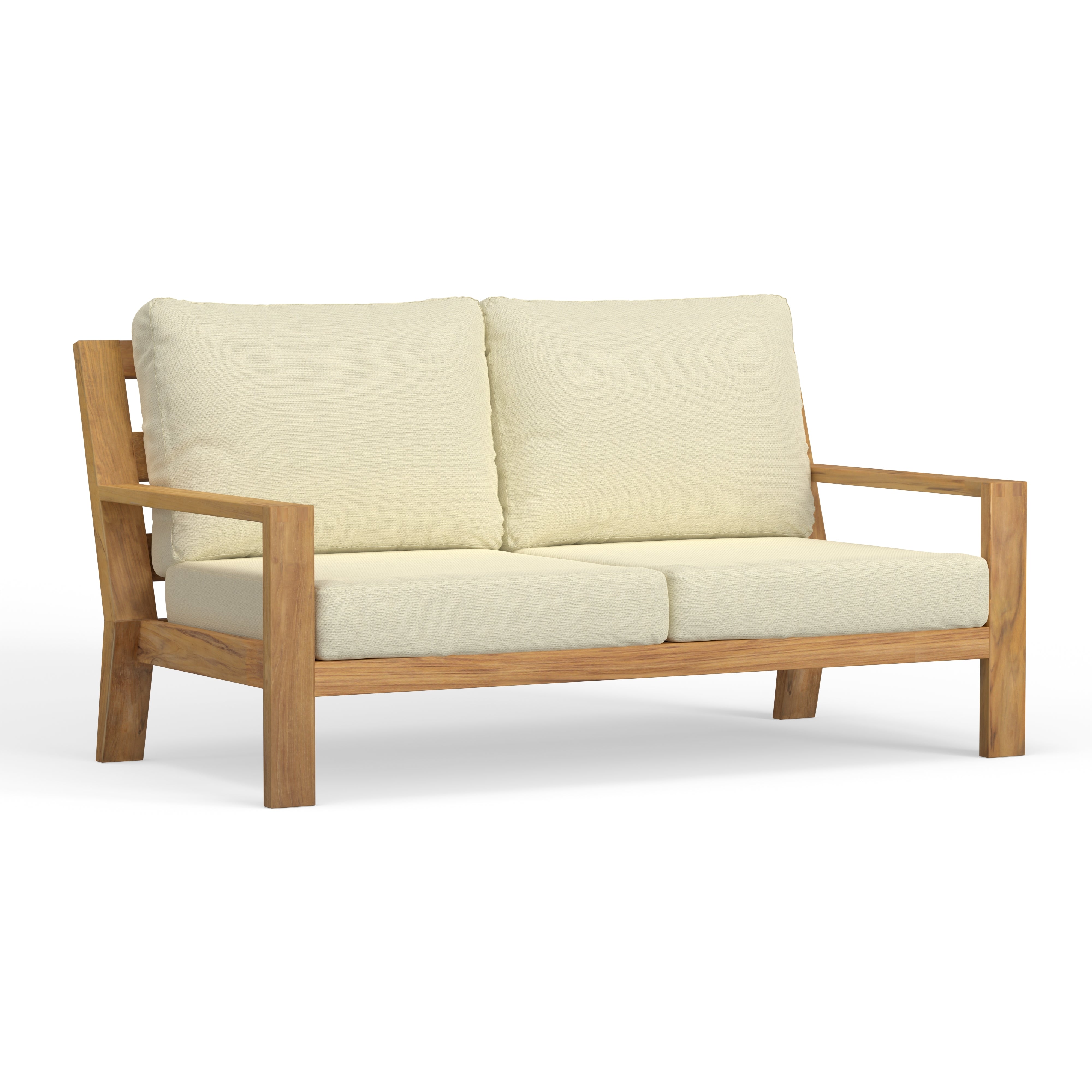 Most Comfortable Bespoke Teak Outdoor Loveseat