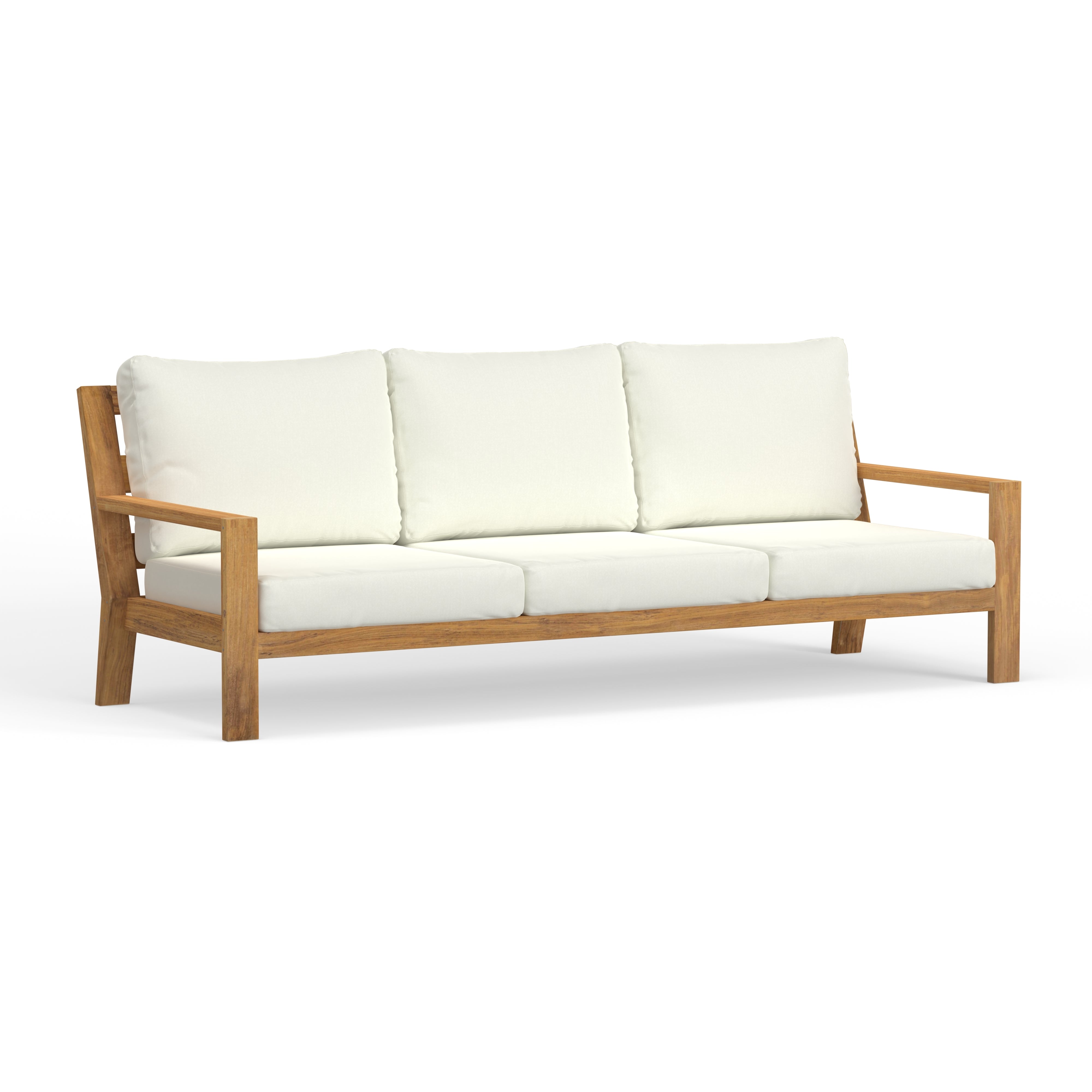 Best Luxury Outdoor Teak Sofa With Sunbrella Cushions Included