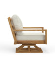 Teak Outdoor Swivel Lounge Chair