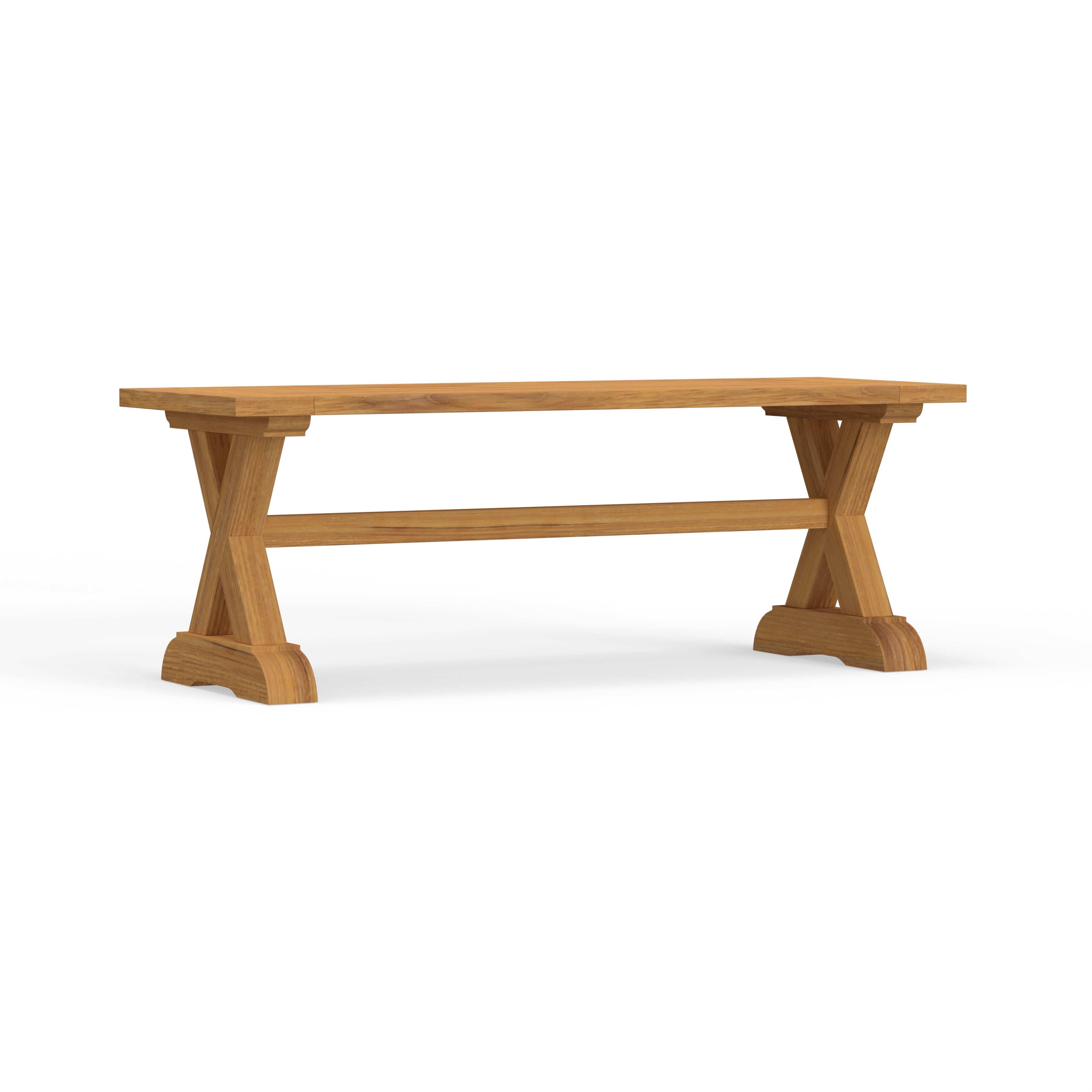 Outdoor Trestle Bench