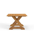 Amazing Teak Outdoor Trestle Table