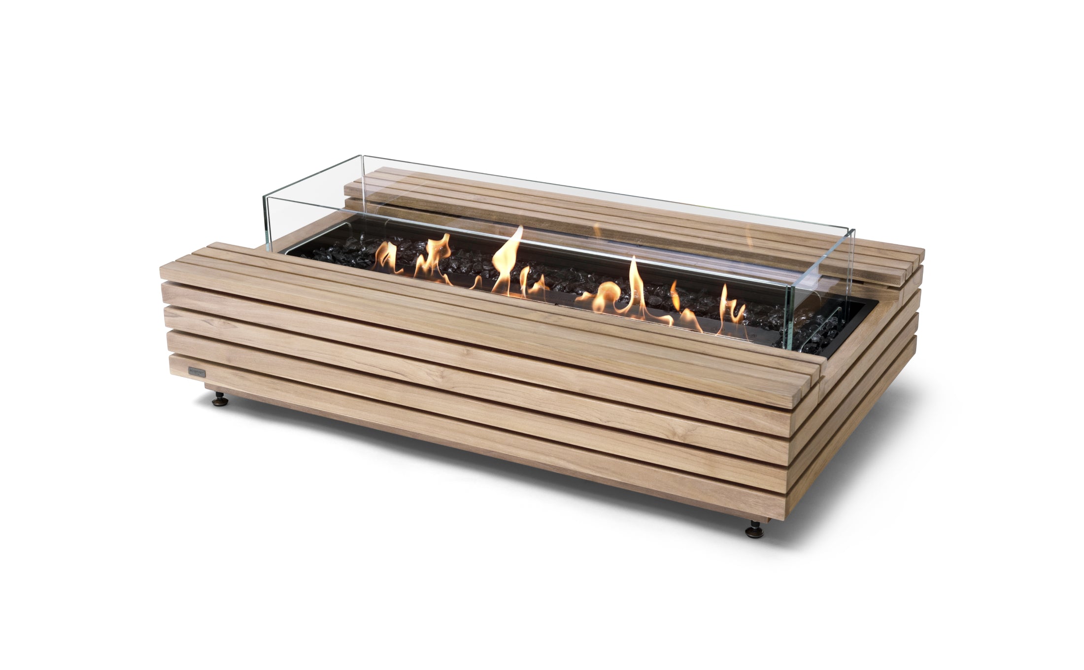 Ethanol Teak Fire Pit