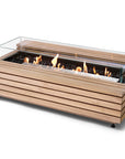 Teak Outdoor Fire Pit Table