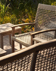 Beautiful Outdoor Teak Rope Chair 