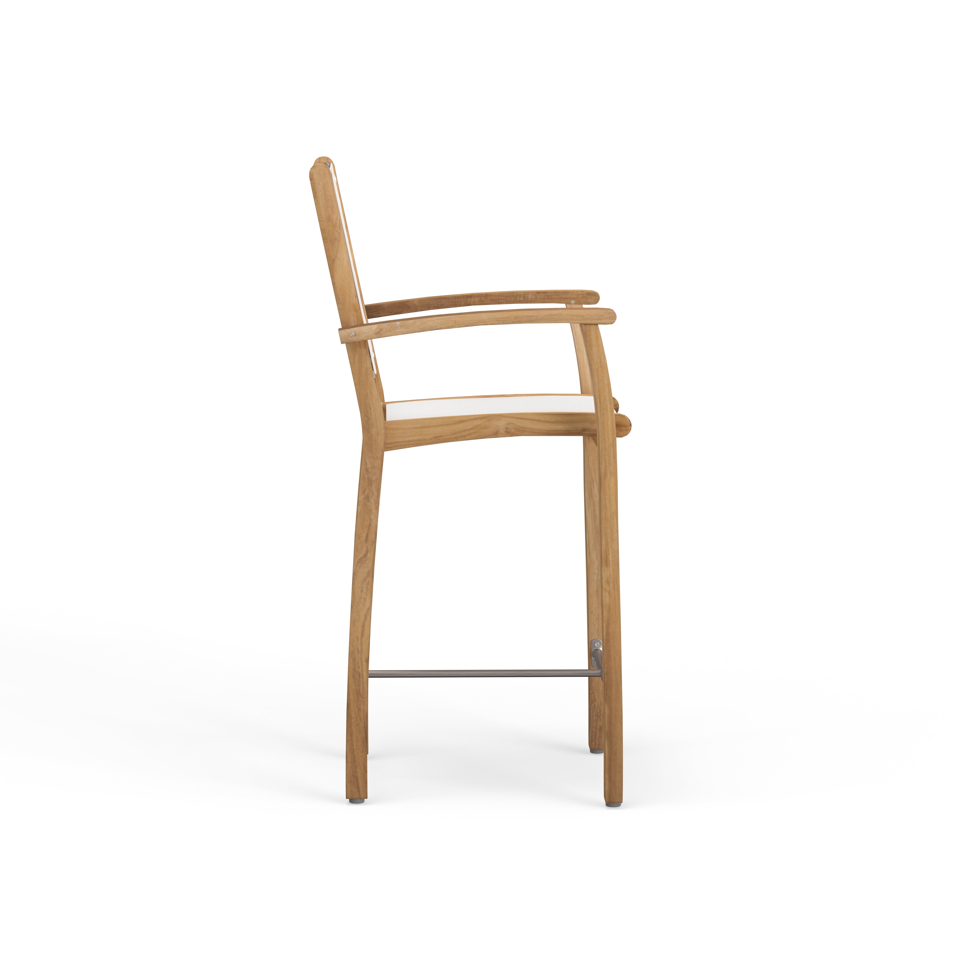 Modern Teak Bar Chair