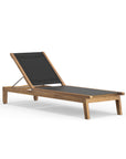 Outdoor Chaise lounge with sling material