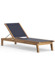 Navy Outdoor Chaise Lounge