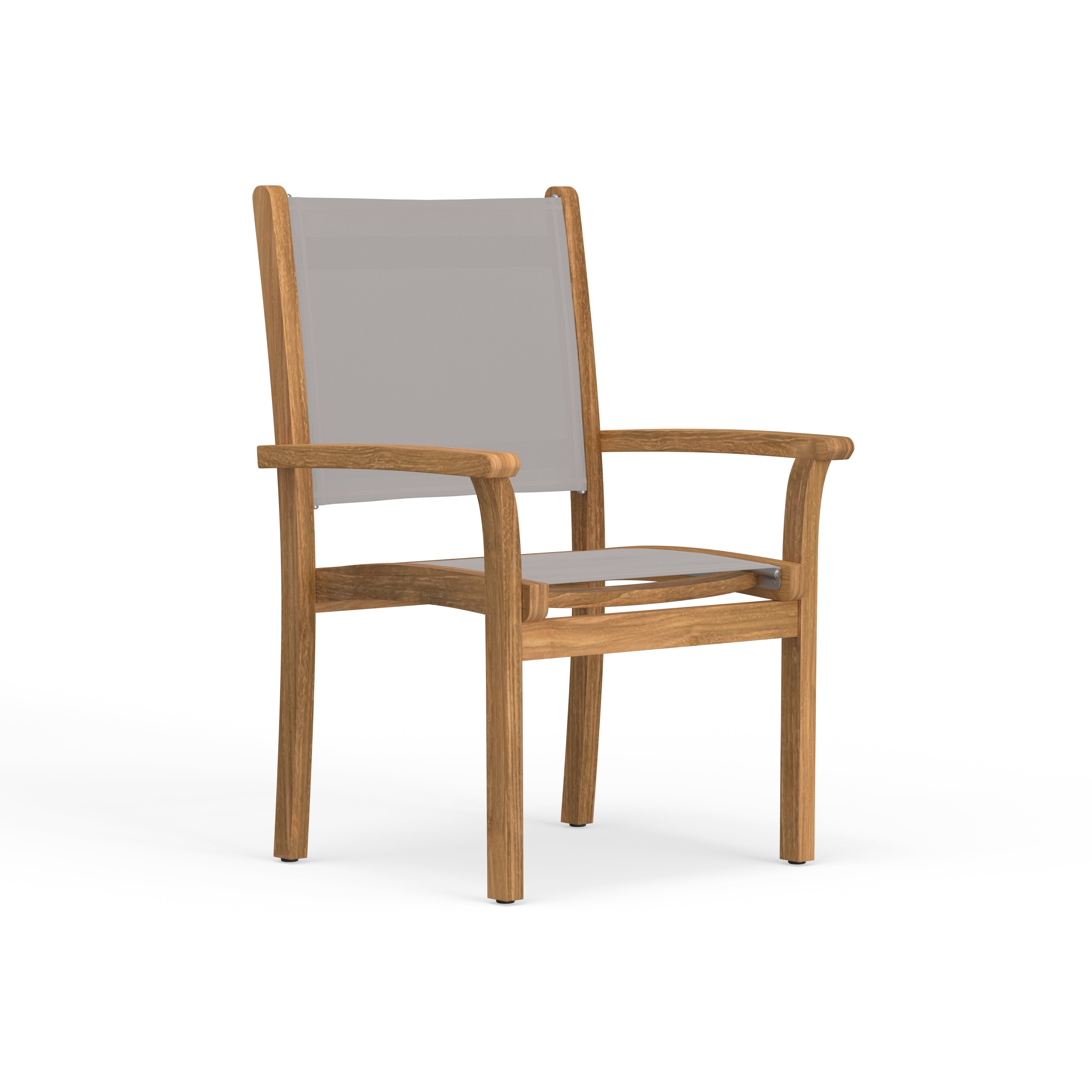 Teak Stacking Dining Arm Chair