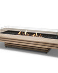 Contemporary Teak Fire Pit