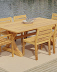 Charleston 7-Piece Trestle Dining Set