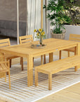 Charleston 63" 6-Piece Dining Set