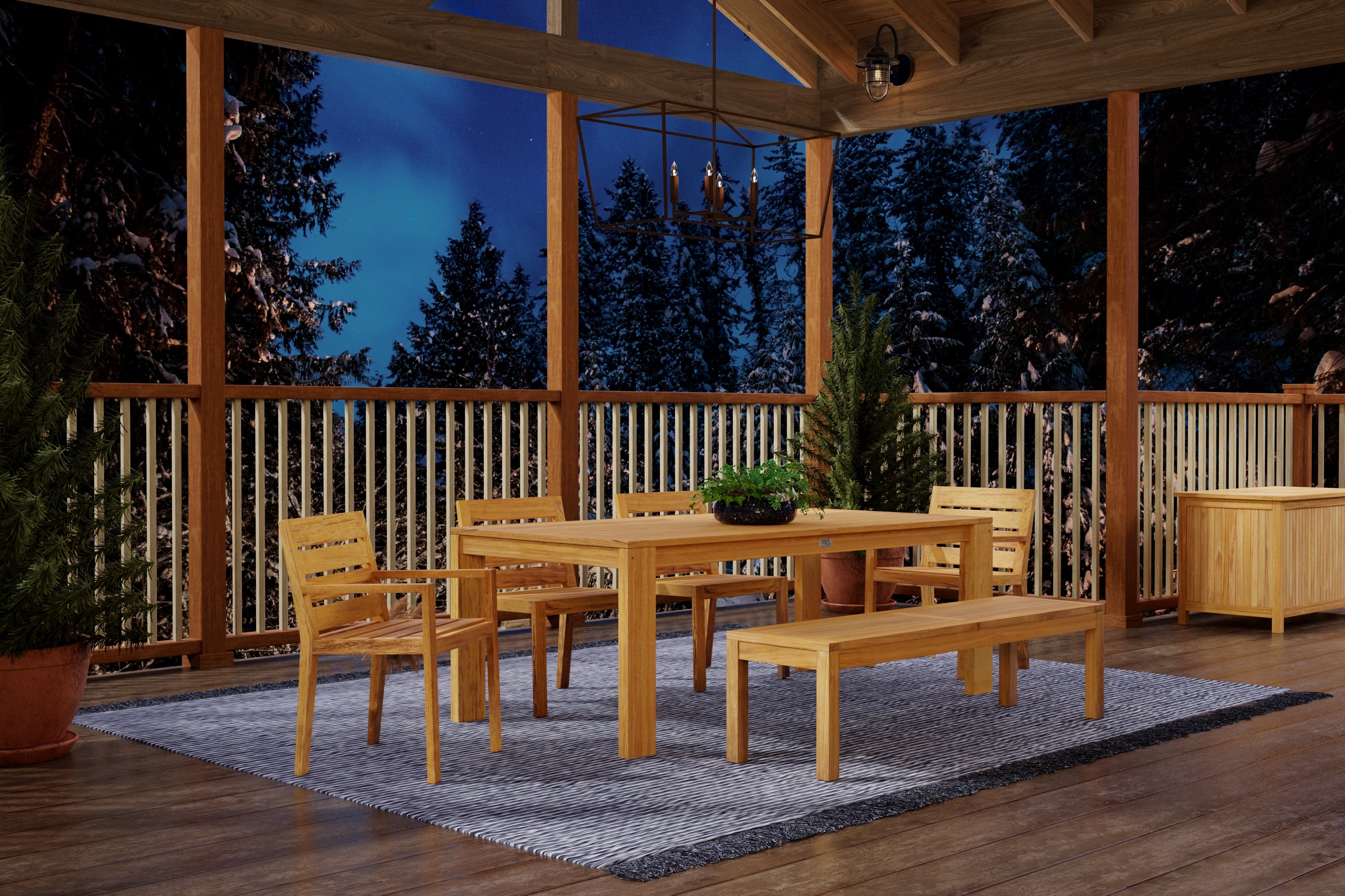 Best outdoor dining set in teak