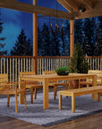 Best outdoor dining set in teak