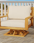 Charleston Outdoor Swivel Club Chair