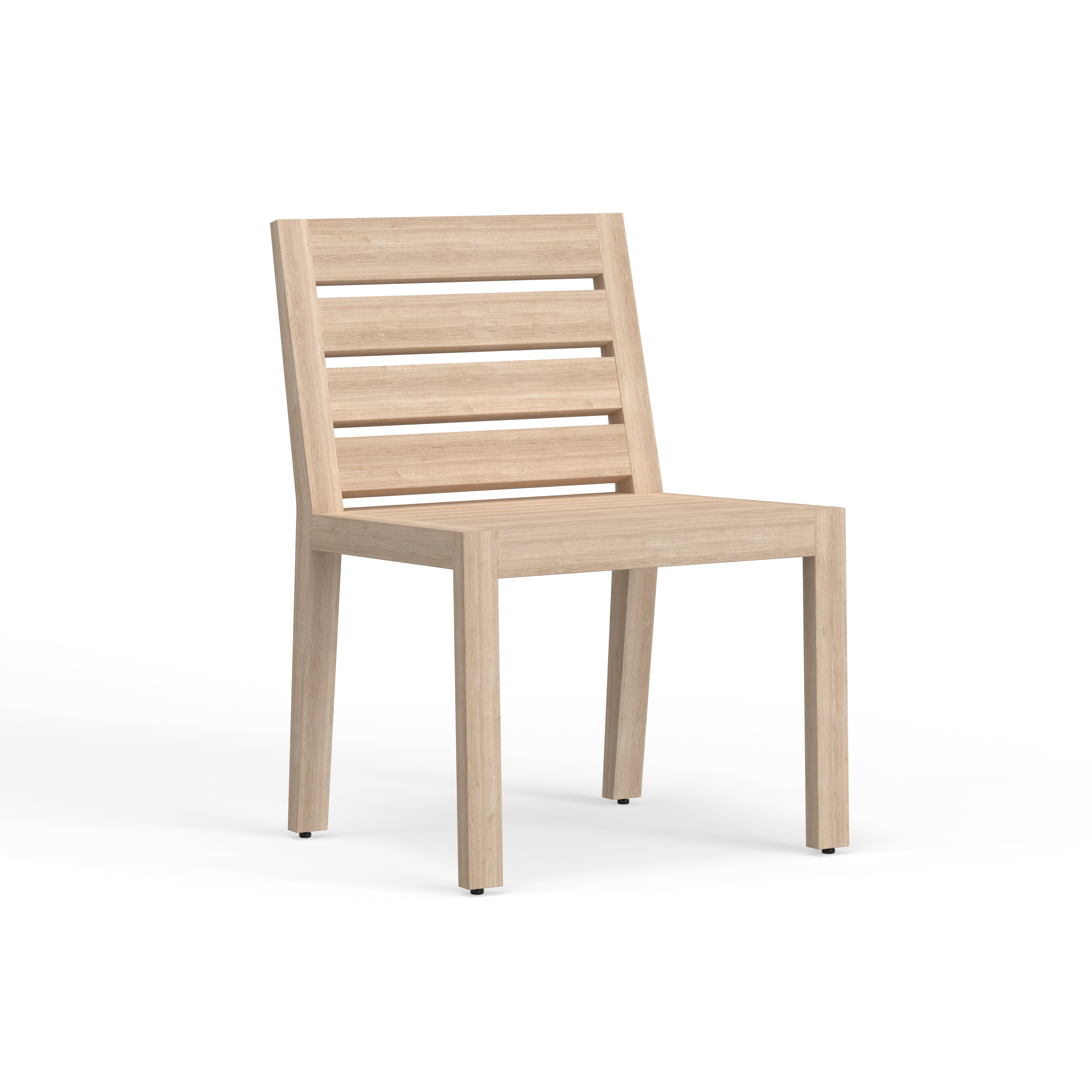 Gray Teak Side Chair