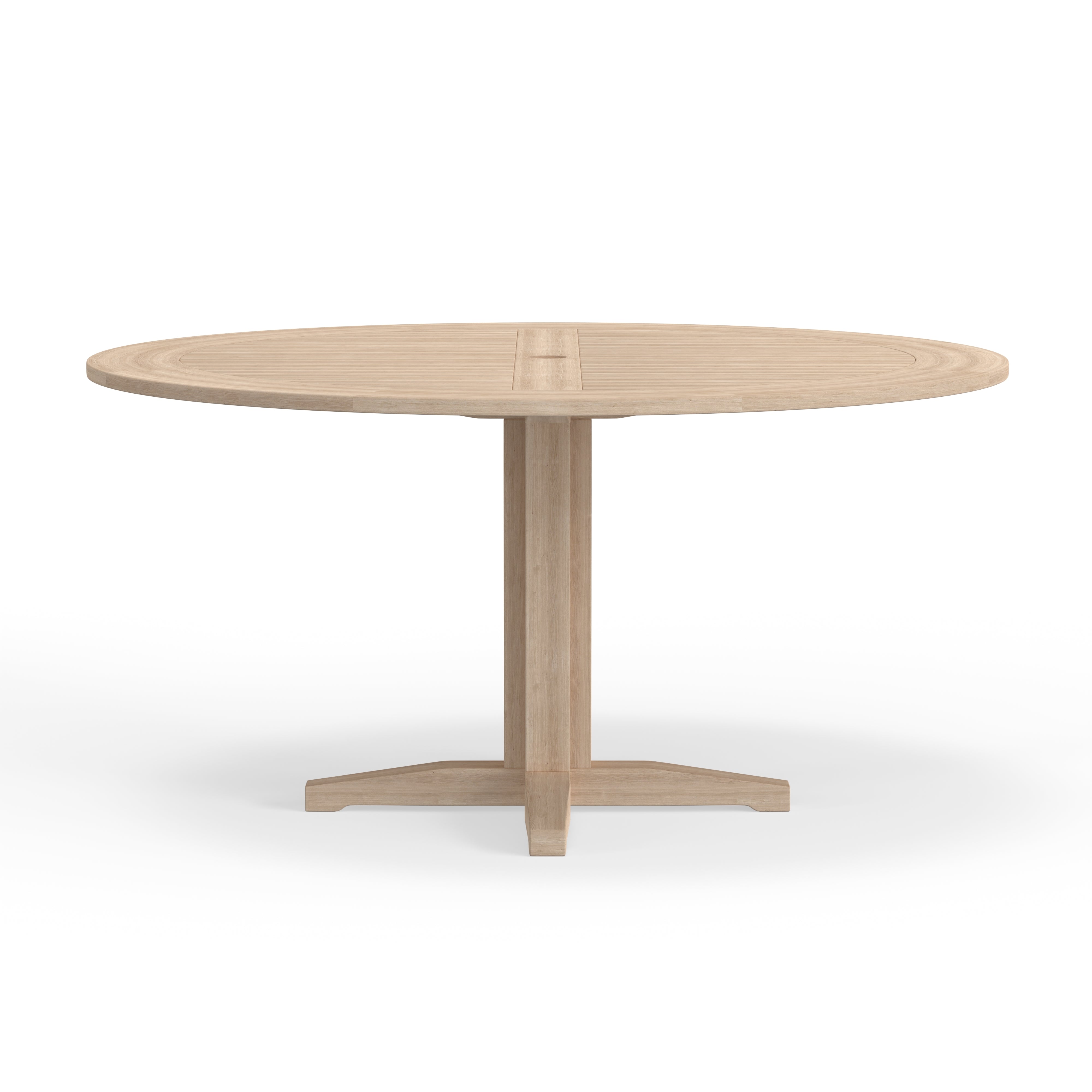 6 Seat Gray Teak Dining Table