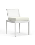 Outdoor White Aluminum Dining Furniture