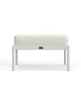 Outdoor Ottoman In White