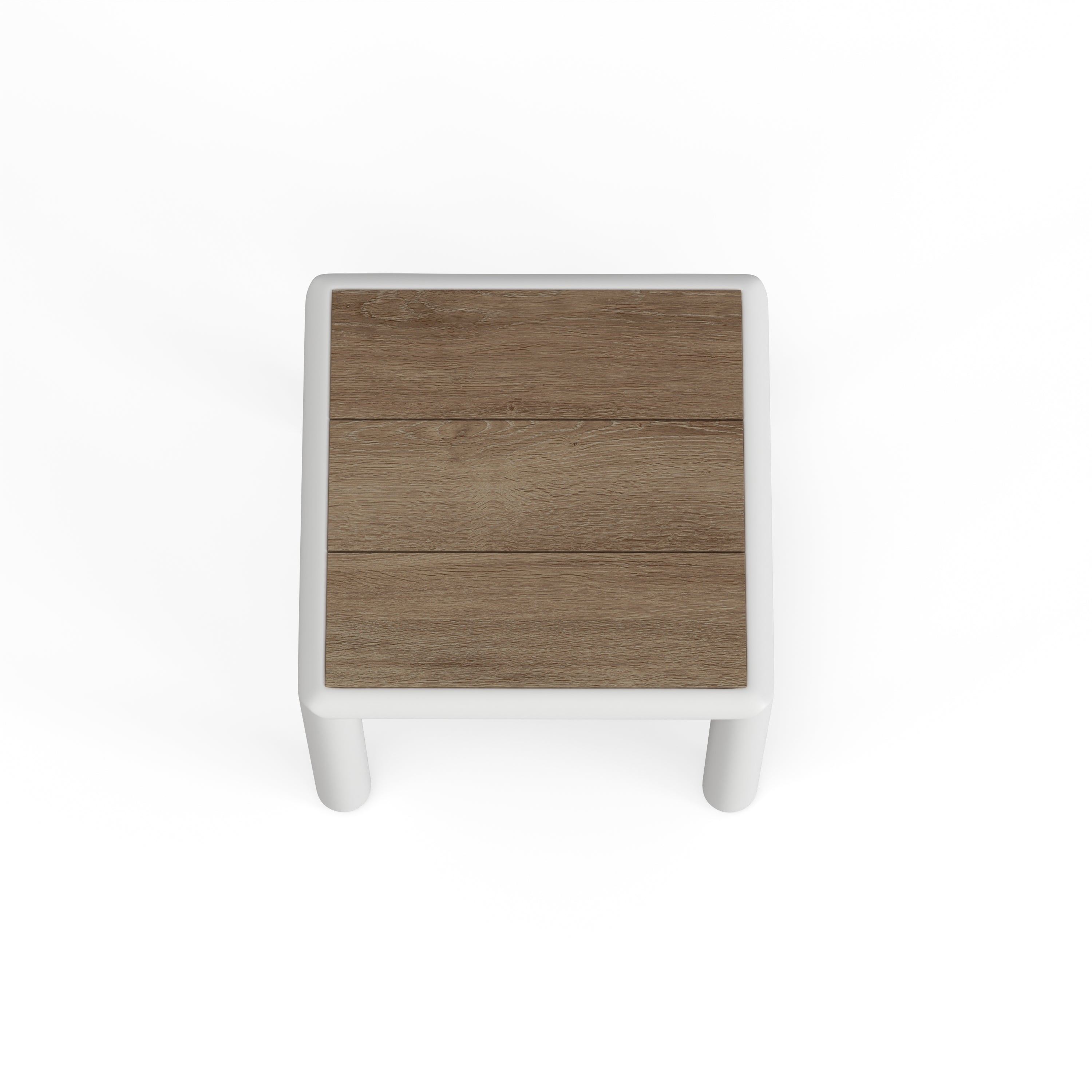 White Outdoor Accent Table