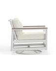 White Swivel Rocker