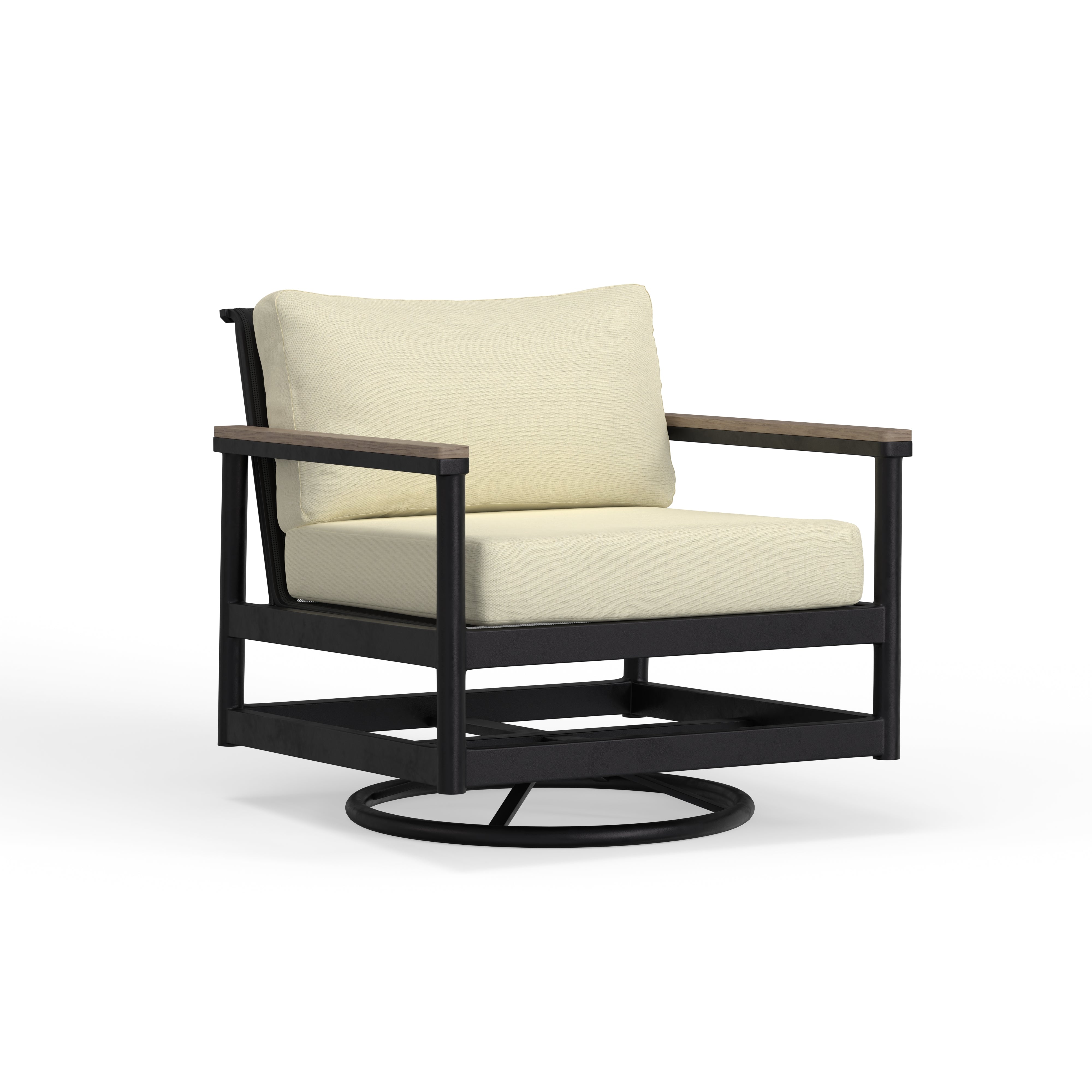 Savannah Outdoor Swivel Club Chair