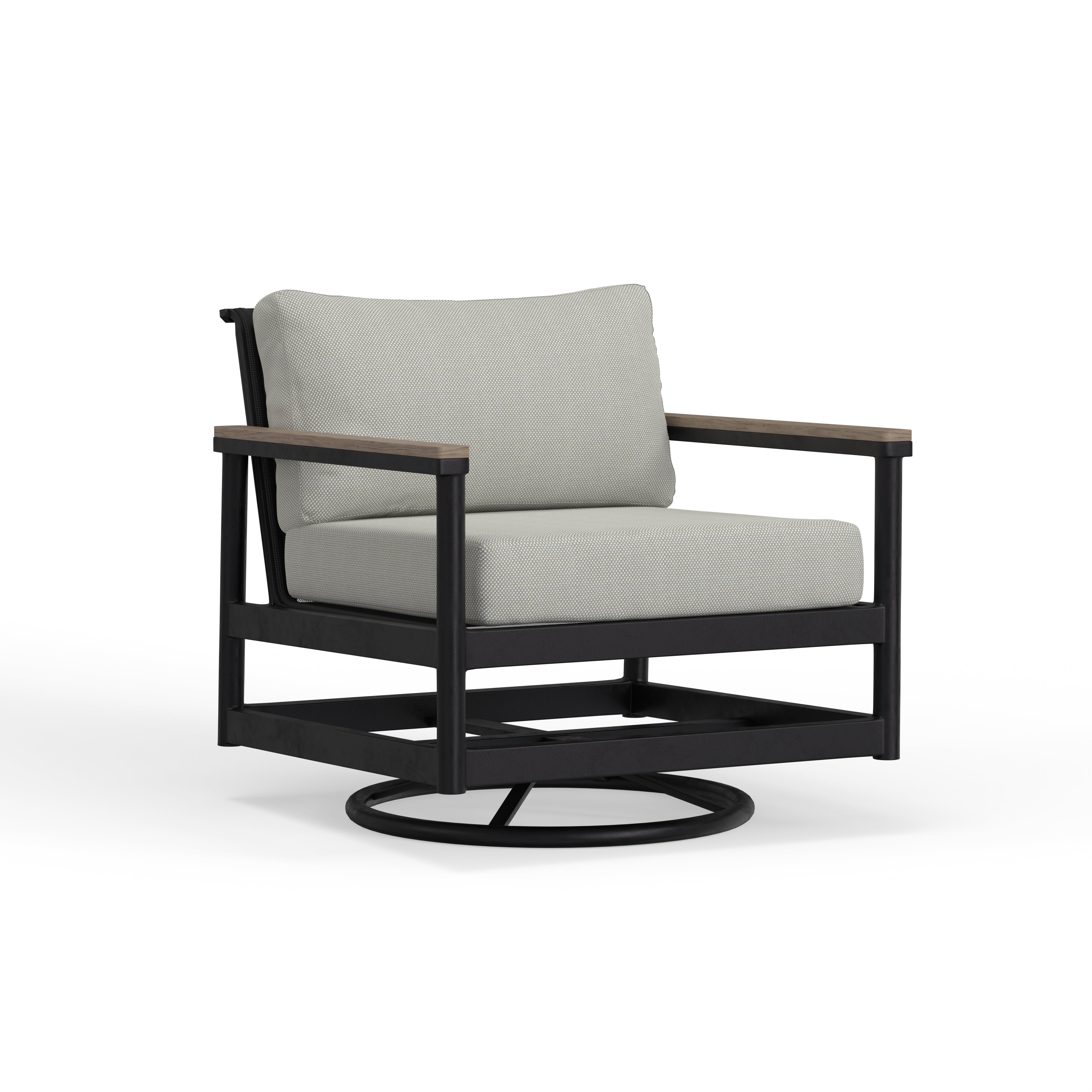 Savannah Outdoor Swivel Club Chair