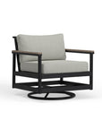 Savannah Outdoor Swivel Club Chair