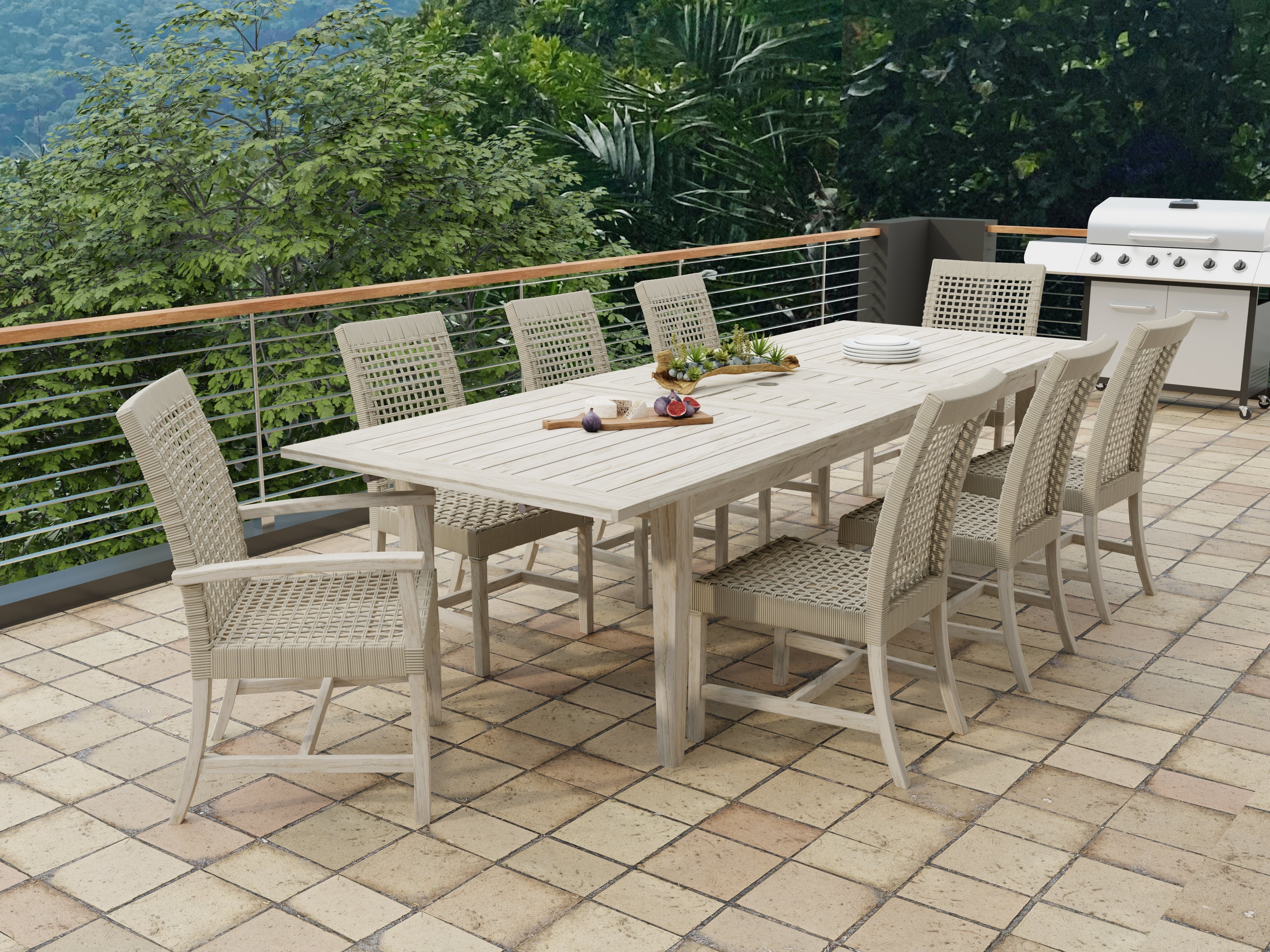 Best Outdoor Teak Dining Table for 10