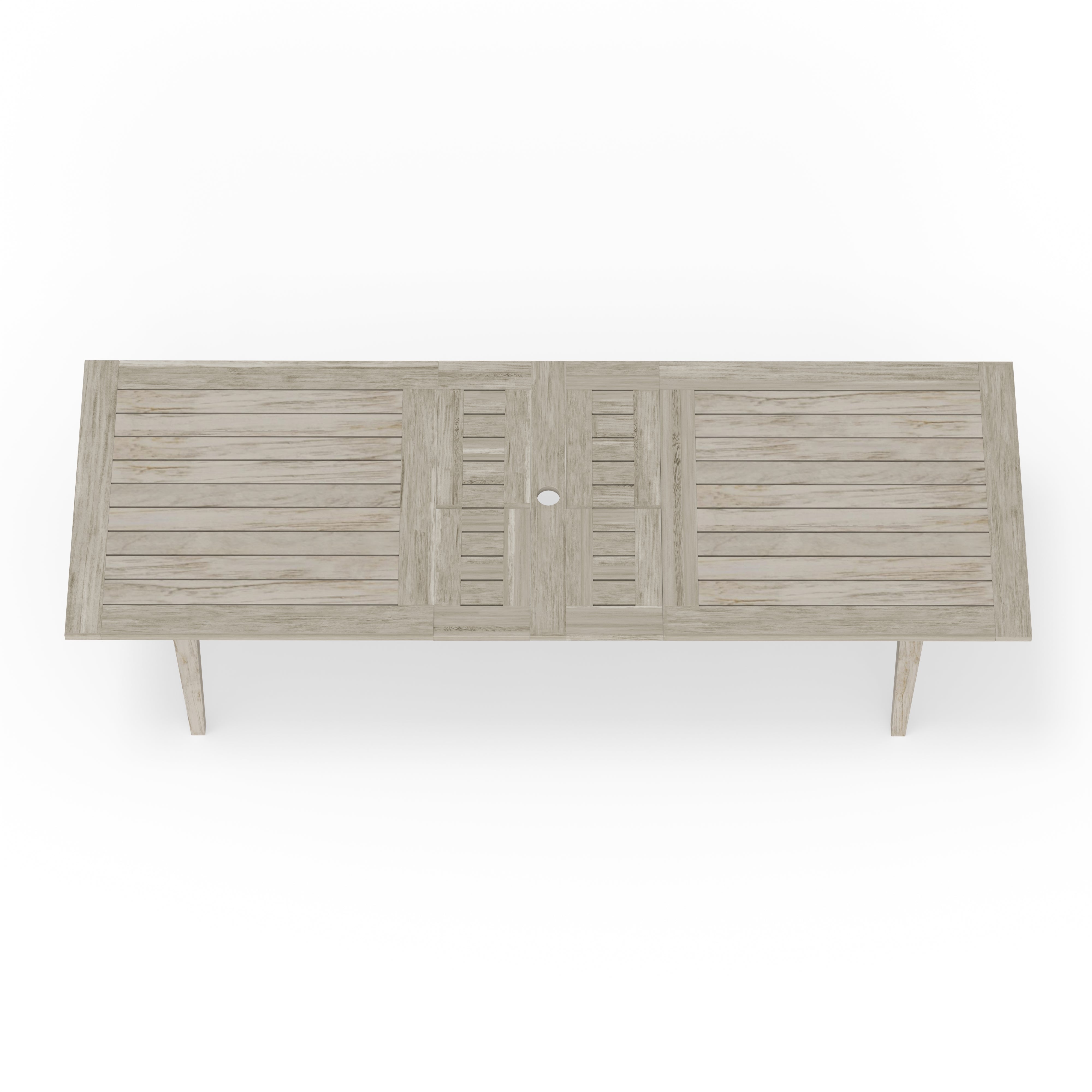 8 Seat Weathered Gray Dining Table