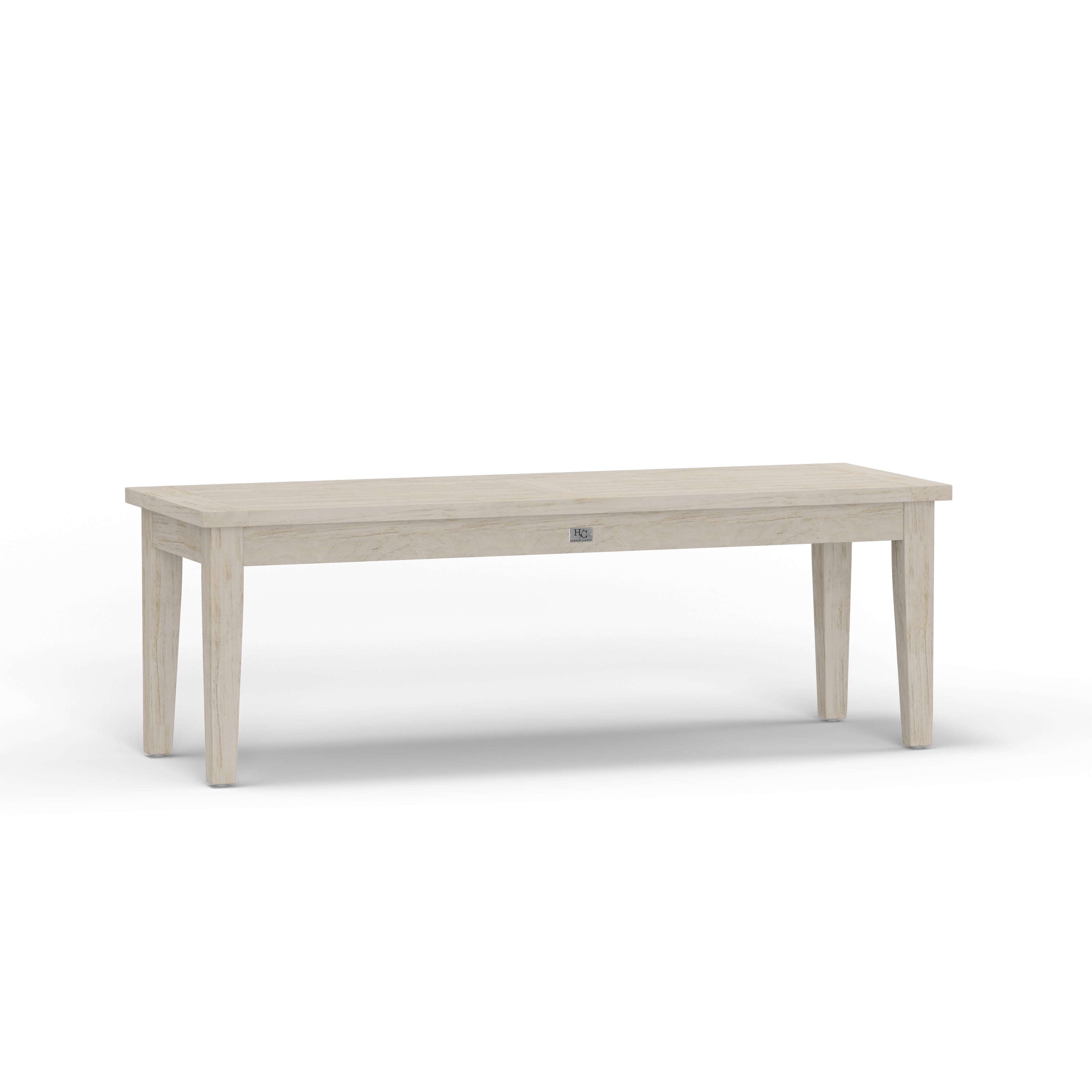 Weathered Gray Teak Bench