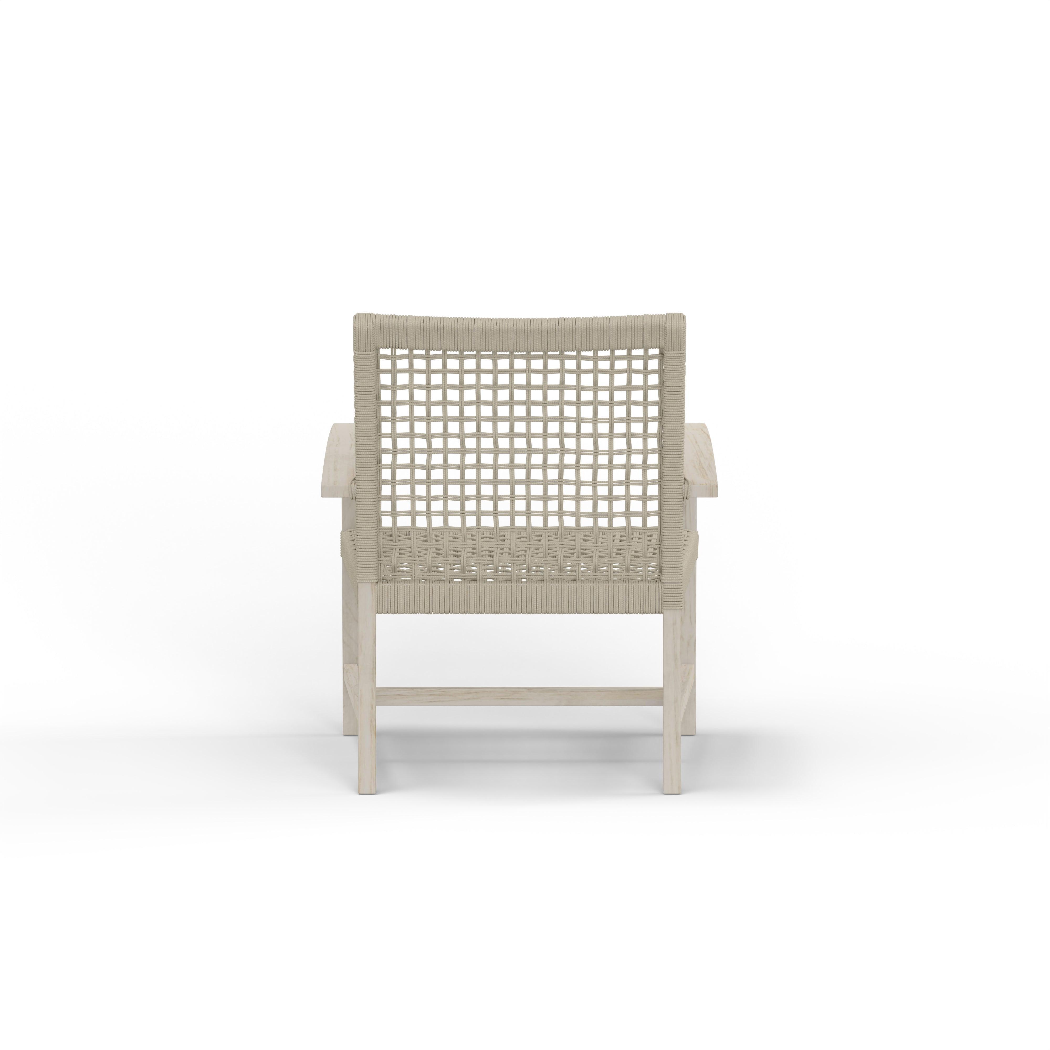 Gray Rope Patio Chair