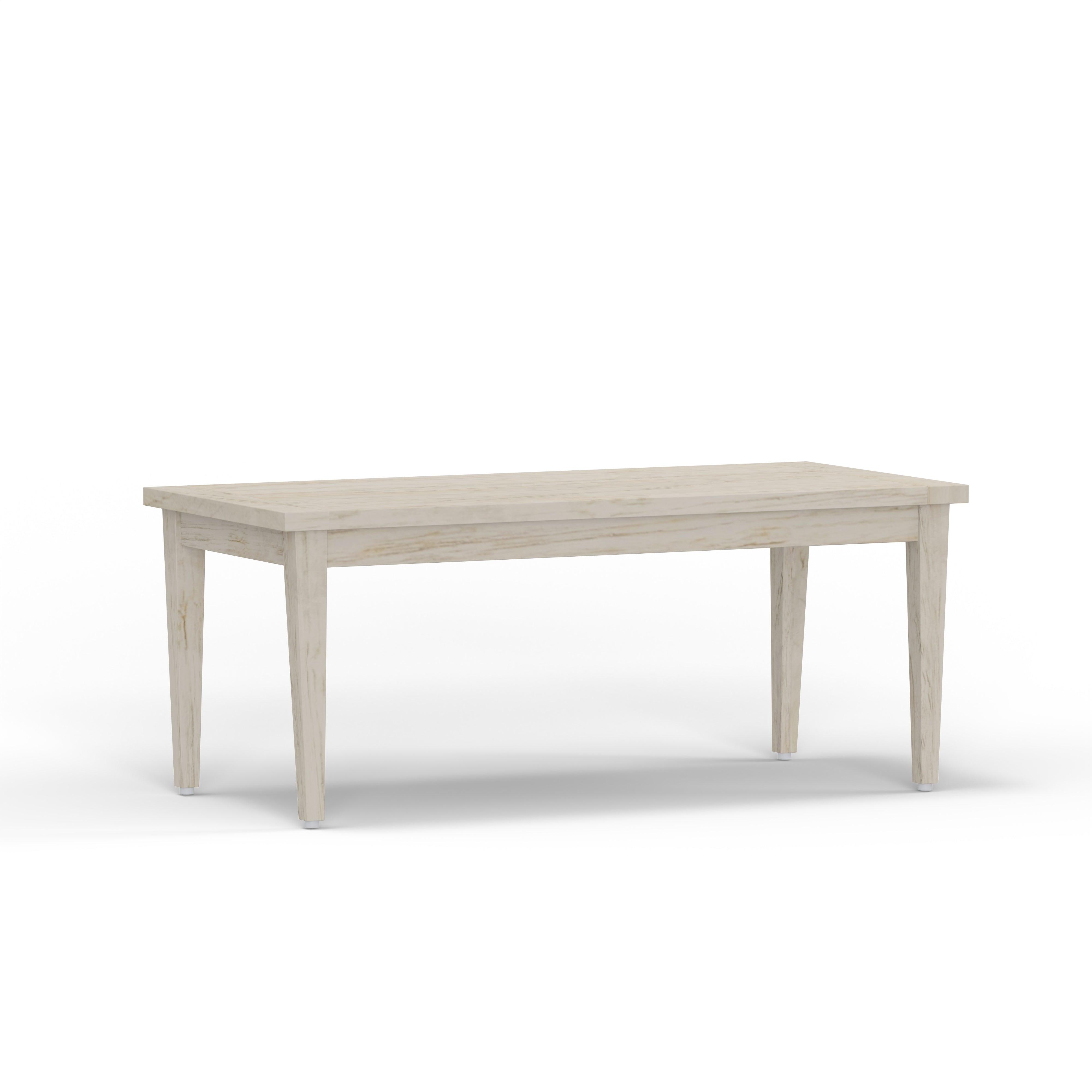 Outdoor Gray Teak Coffee Table