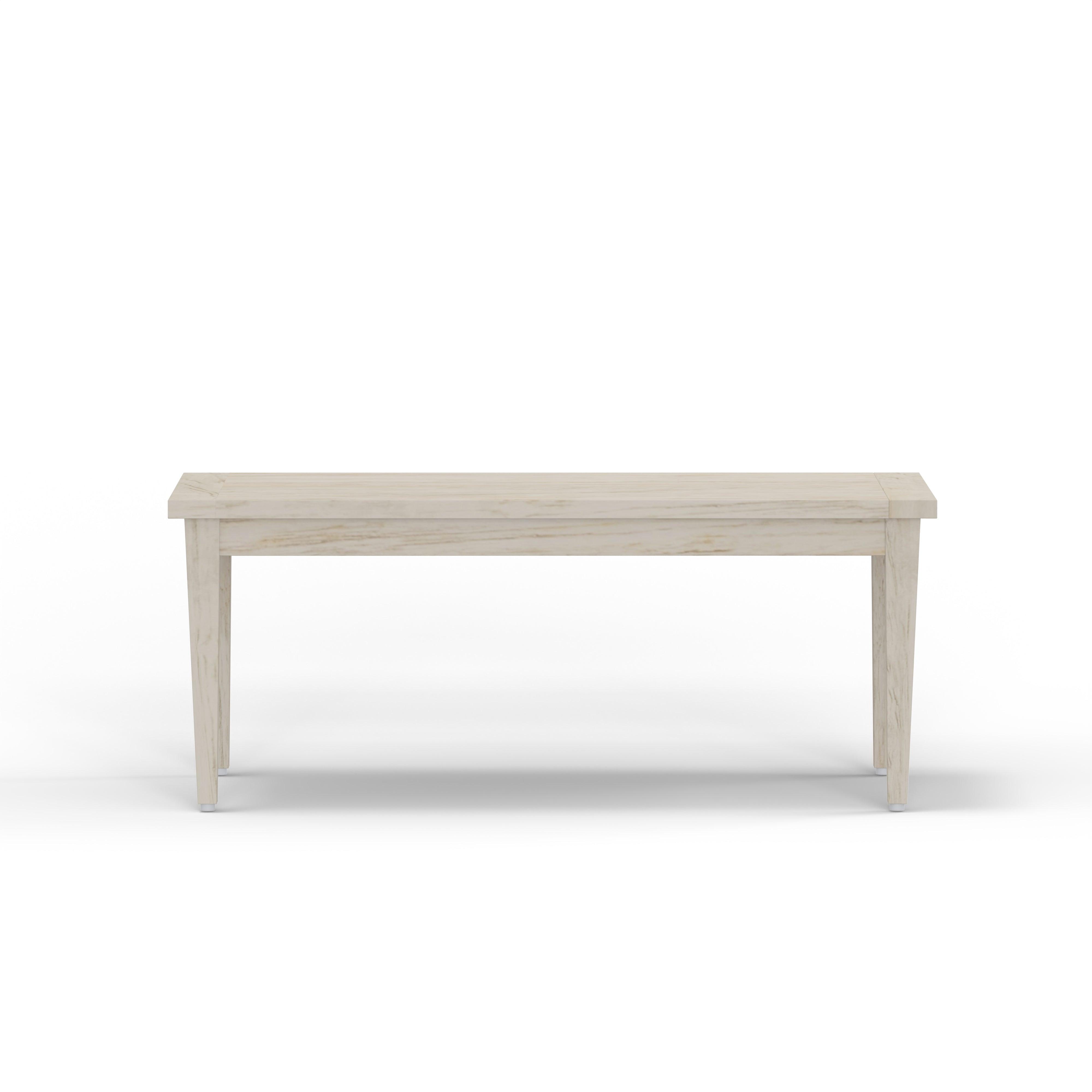 Weathered Gray Outdoor Coffee Table