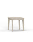 Gray Teak Outdoor Side Table