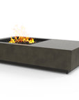 Gray Coffee Table Fire Pit