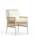 White Aluminum Dining Chair