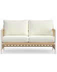 Best Quality White Aluminum Loveseat