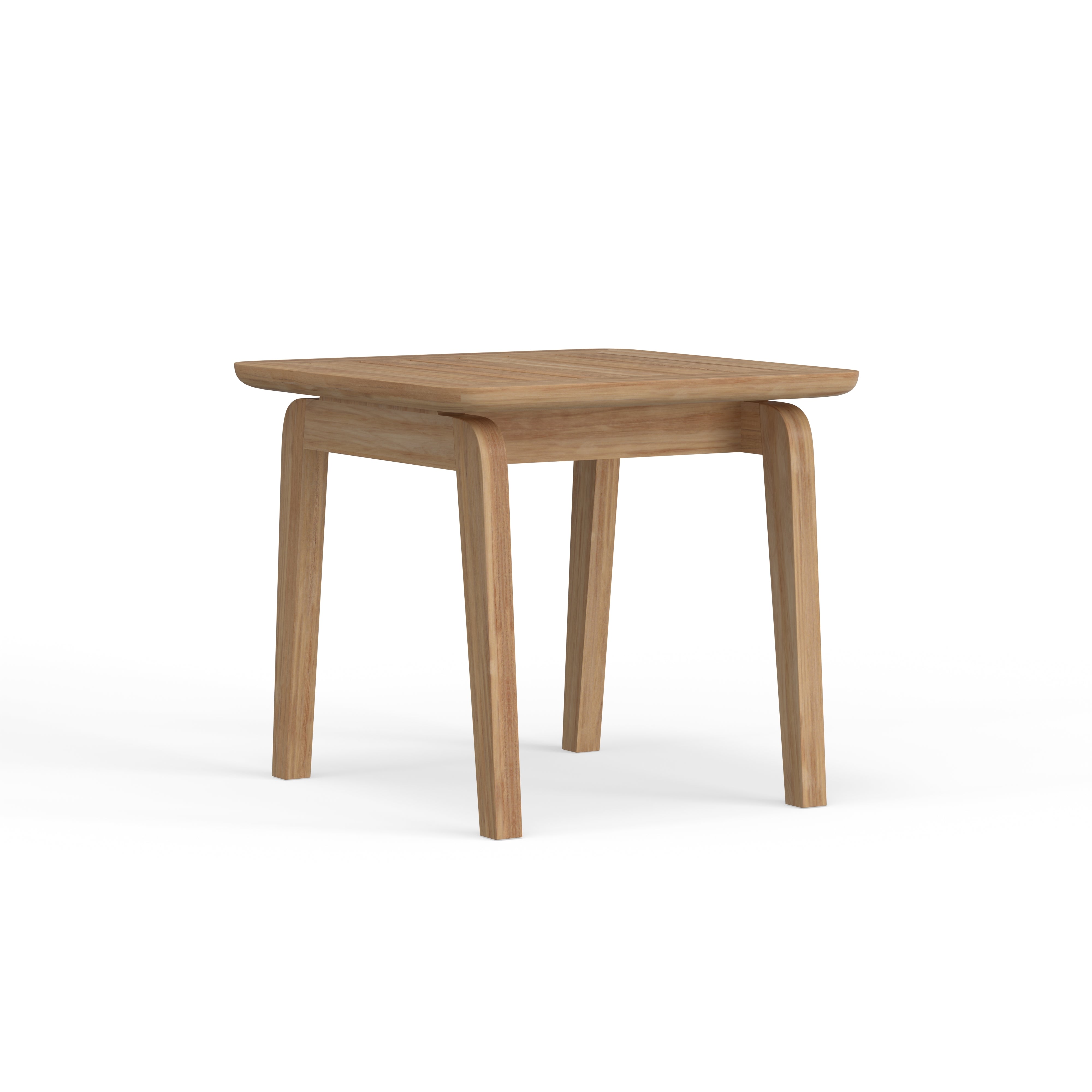 Modern Teak Outdoor Side Table