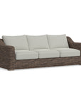 Wicker Sofa With Sunbrella Cushions