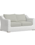 Modern Wicker Outdoor Loveseat