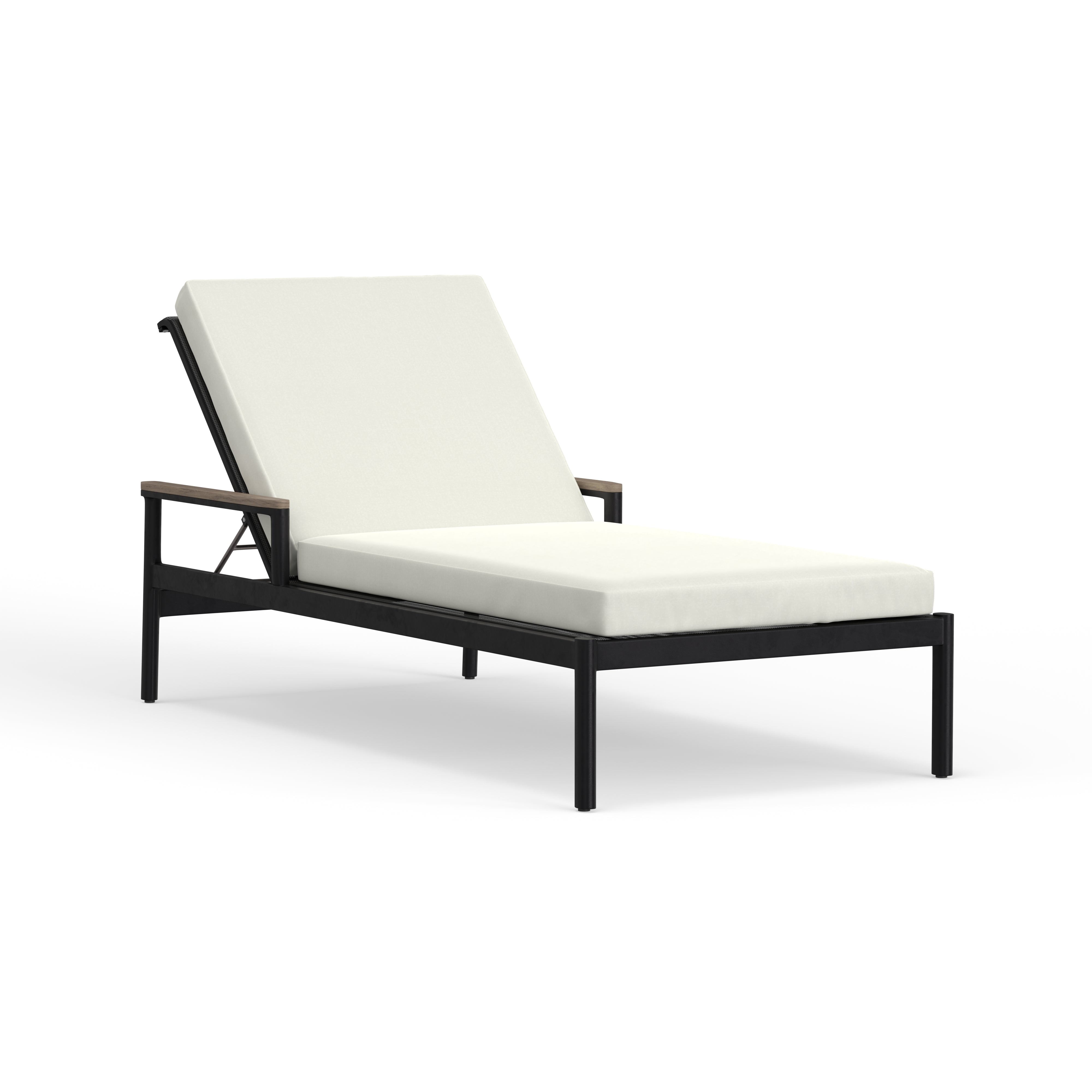 Powder Coated Aluminum Patio FurnitureModern Aluminum Lounger