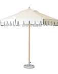 Outdoor Umbrella With Scallops