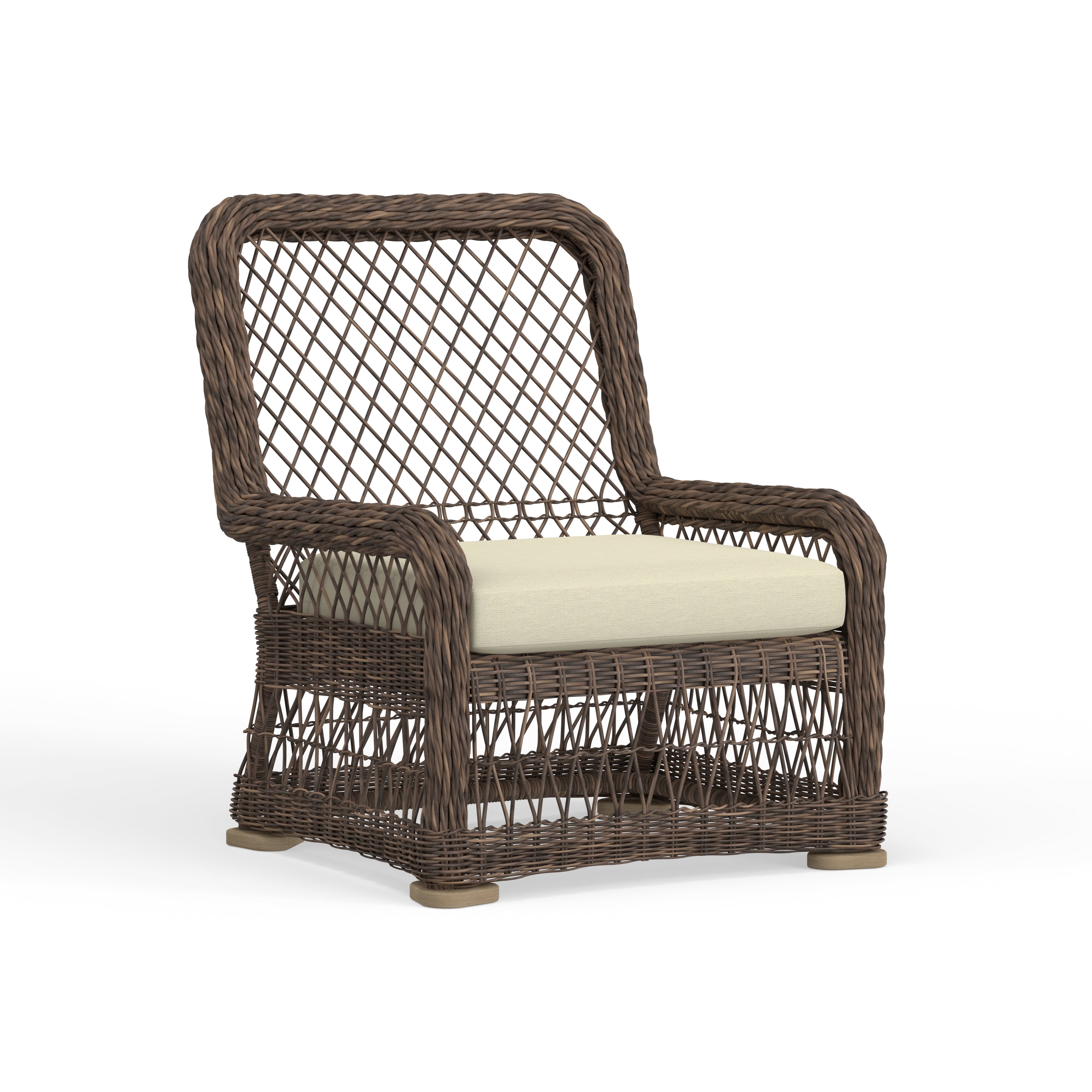 Brown Wicker Porch Chair