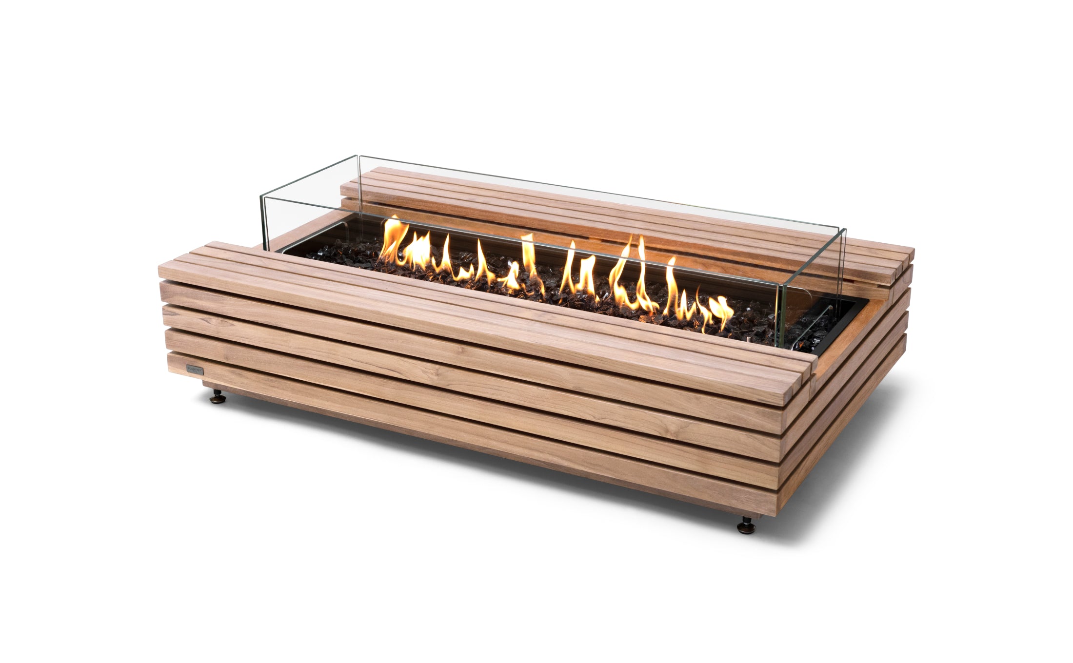 Luxury Teak Fire Pit Table